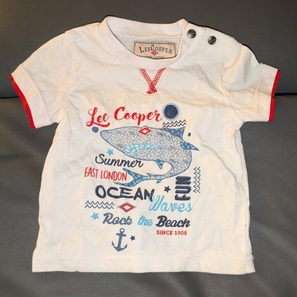 🐲3 FOR $9🦄Lee Cooper Collection Summer East London Ocean Beach T-shirt top tee - Picture 1 of 2